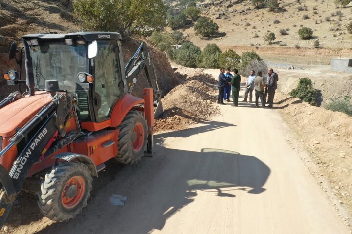 اجرای عملیات آبرسانی به روستای «ده شیخ دنا» / پوشش ۲۸٠ خانوار