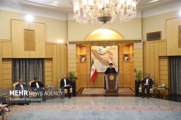 مراسم استقبال از رئیس جمهور در بازگشت از سفر به تاجیکستان و ازبکستان