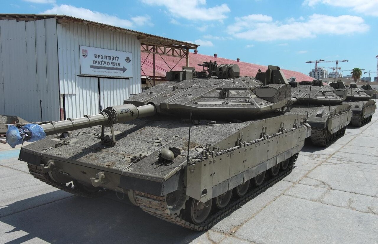 Merkava tanks