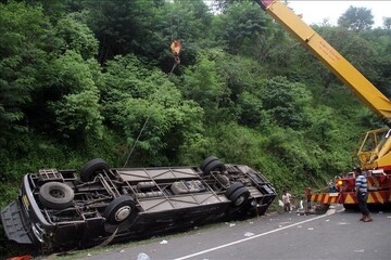 Bus accident in Indonesia leaves 12 killed 