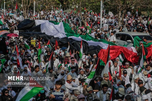 تظاهرات جهانی در حمایت از مردم مظلوم فلسطین