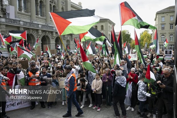 تظاهرات جهانی در حمایت از مردم مظلوم فلسطین