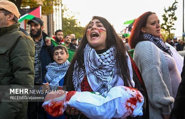 تظاهرات جهانی در حمایت از مردم مظلوم فلسطین