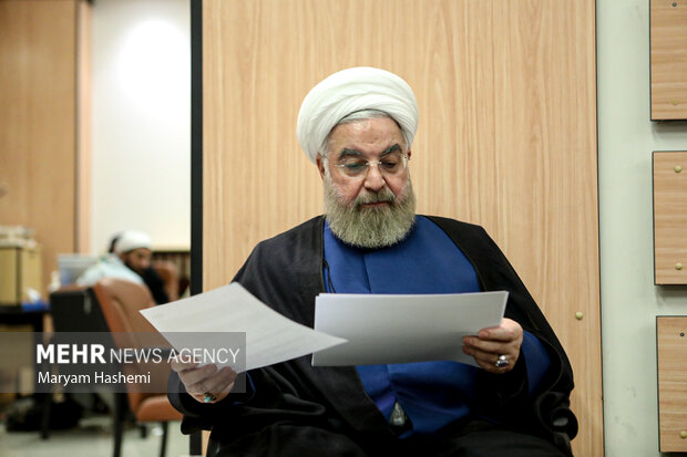 حجت الاسلام حسن روحانی در ششمین روز نام نویسی داوطلبان مجلس خبرگان رهبری حضور دارد
