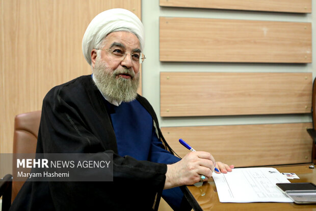 حجت الاسلام حسن روحانی در ششمین روز نام نویسی داوطلبان مجلس خبرگان رهبری حضور دارد
