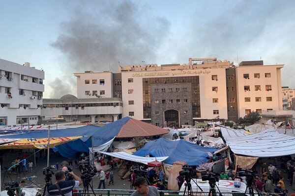 استقرار صهیونیست‌ها در۱۰۰ متری بیمارستان الشفاء و قطع برق سردخانه