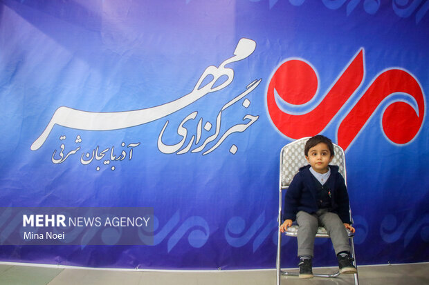 غرفه خبرگزاری مهر در نمایشگاه مطبوعات و رسانه های آذربایجان‌شرقی