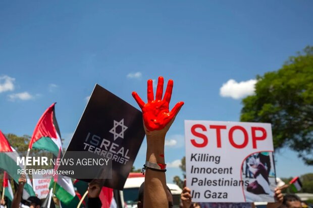 Gazze savaşının 100'üncü gününde 30 ülkede eylem