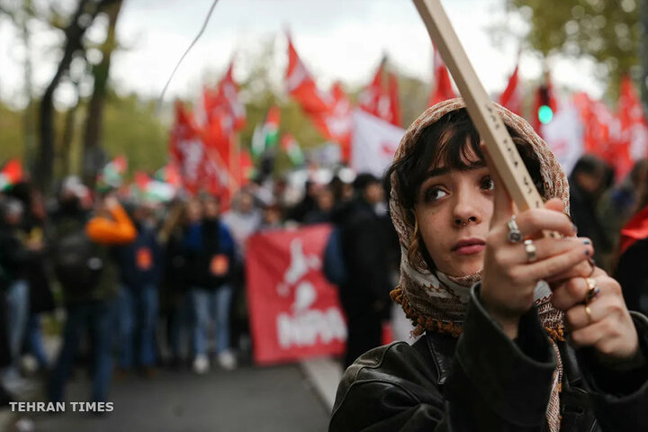 From Paris to Karachi protesters rally in support of Palestine