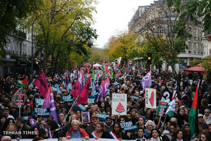 From Paris to Karachi protesters rally in support of Palestine