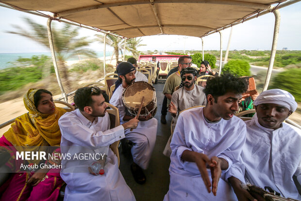 Traditional music festival in Kish Island
