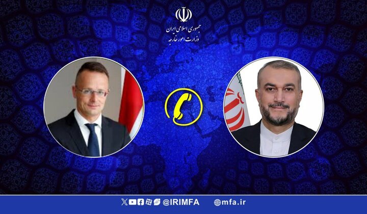 گفتوگوی تلفنی وزرای امور خارجه جمهوری اسلامی ایران و مجارستان گفتوگوی تلفنی وزرای امور خارجه جمهوری اسلامی ایران و مجارستان