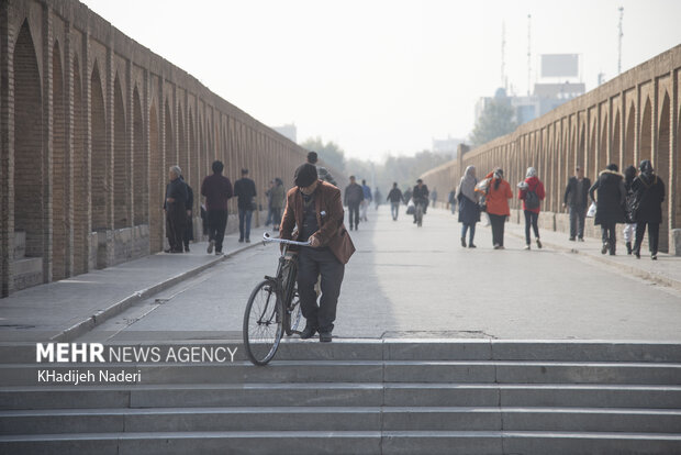هوای اصفهان برای سومین روز پیاپی آلوده است