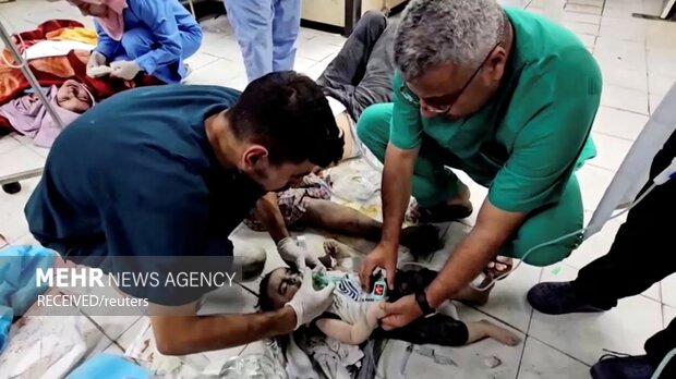 کودکان بستری در بیمارستان‌های غزه