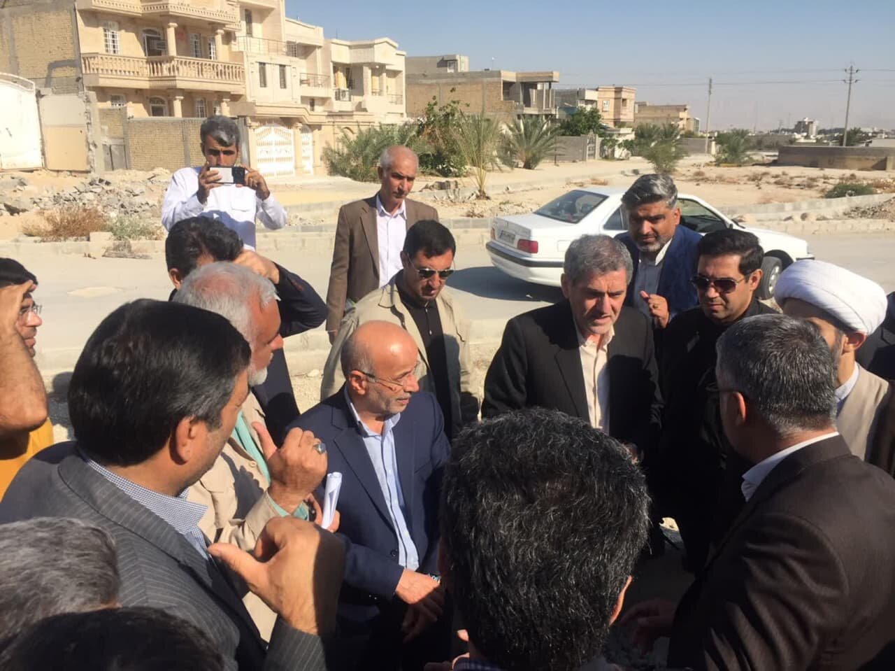 استاندار فارس از پروژه نهضت ملی مسکن لامرد بازدید کرد