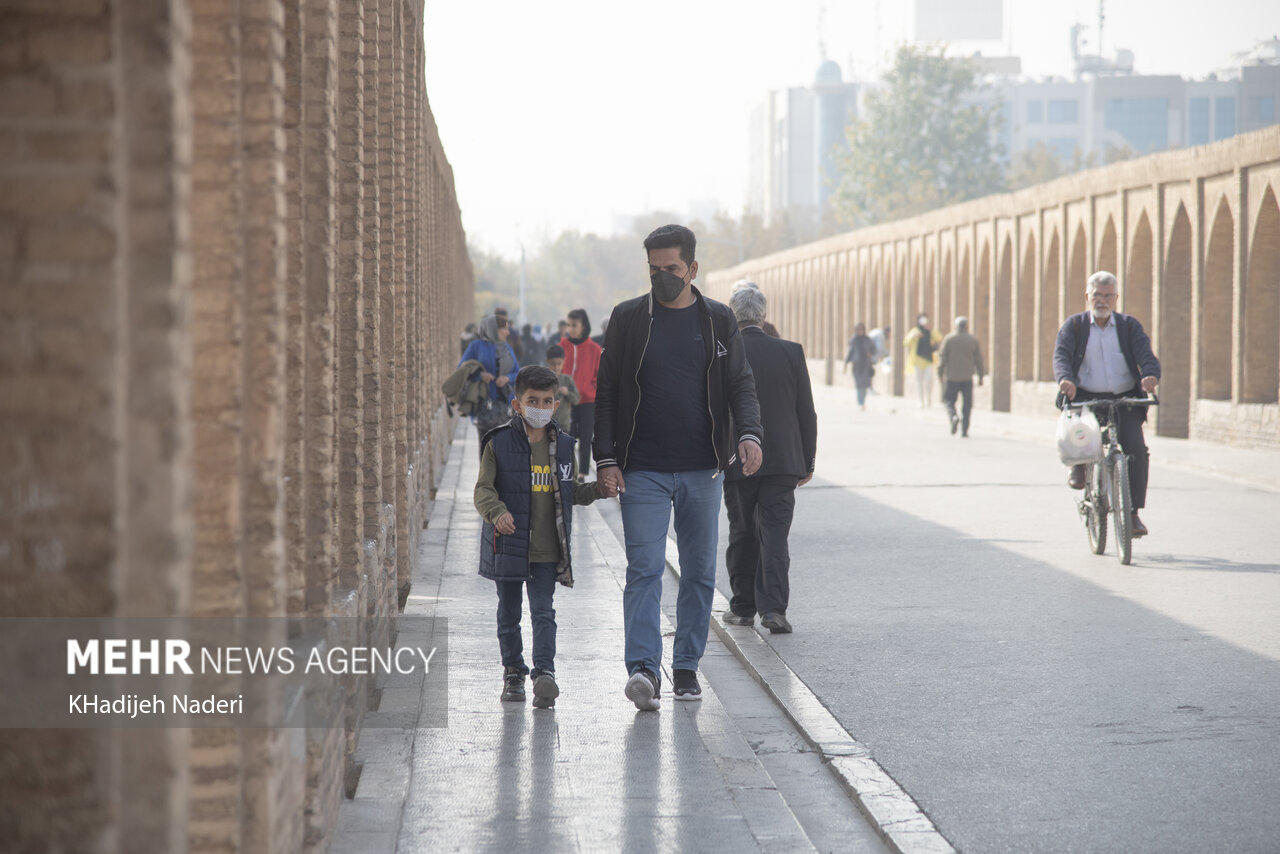 هوای اصفهان در وضعیت نارنجی و آلوده است هوای اصفهان در وضعیت نارنجی و آلوده است