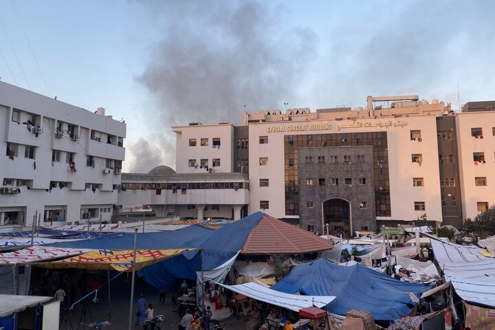 غزة...الاحتلال يهاجم مستشفى الشفاء ويقصف حيي الرمال وتل الهوى