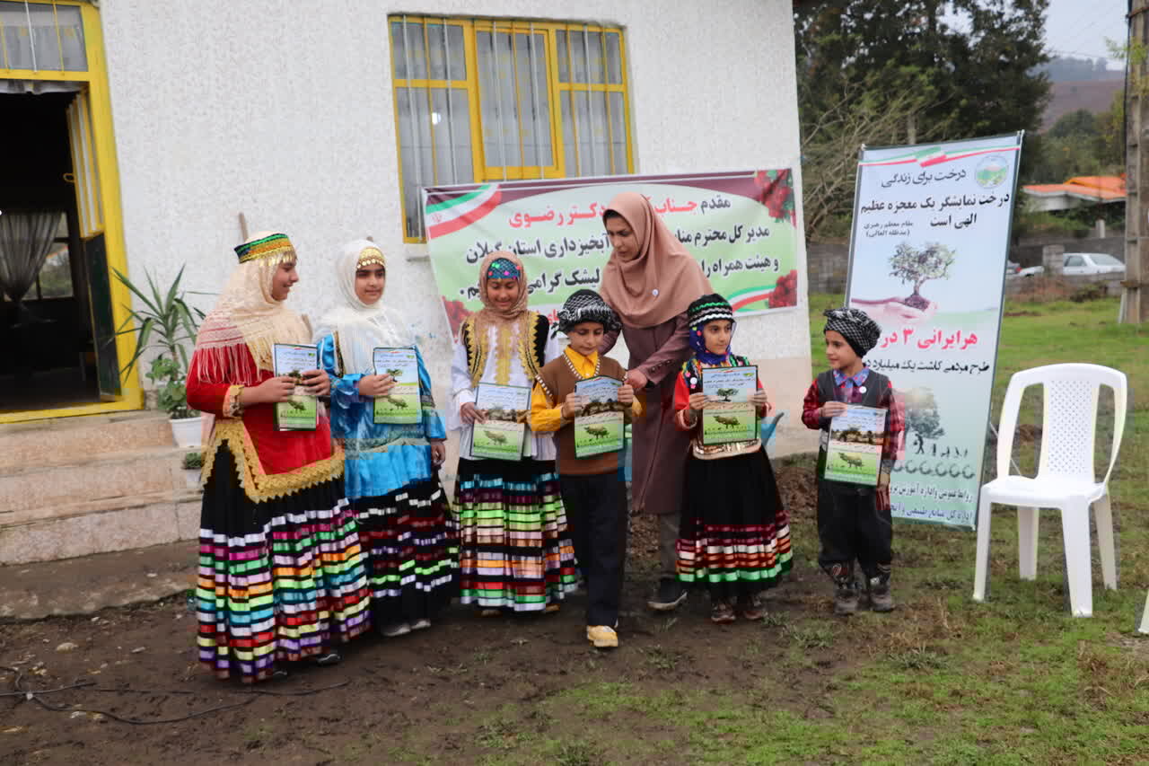 اجرای ویژه برنامه طرح مردمی کاشت درخت در یک مدرسه سیاهکل اجرای ویژه برنامه طرح مردمی کاشت درخت در یک مدرسه سیاهکل