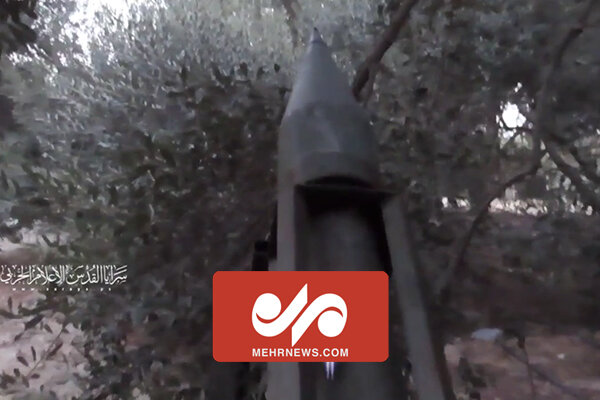 حمله مقاومت فلسطین به مراکز دشمن صهیونیست با موشک بدر ۱