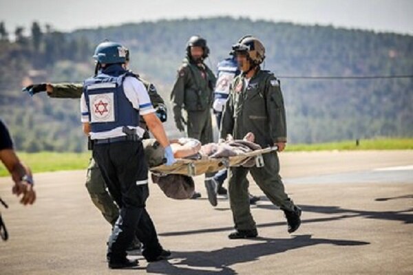 لحظه انتقال نظامیان مجروح اسرائیلی به بیمارستانی در حیفا+ فیلم