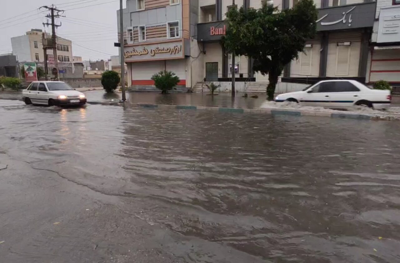 وضعیت بازار بوشهر پس از باران