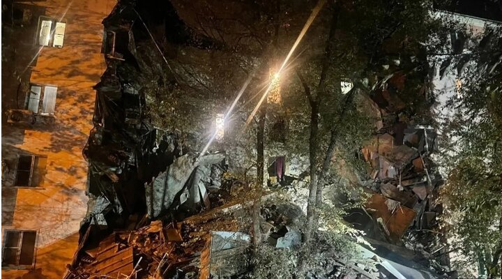 1 killed, several missing in Russia building collapse