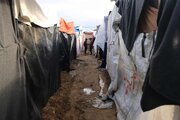 VIDEO: Rain in Gaza washes away displaced people's tents