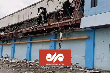 تصاویری از لحظه وقوع زلزله ۶.۹ ریشتری در فیلیپین