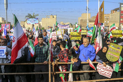 برگزاری راهپیمایی خوزستانی‌ها برای حمایت از مردم غزه