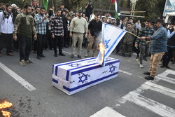 تجمع محکومیت جنایات رژیم کودک کش اسراییل در گرگان