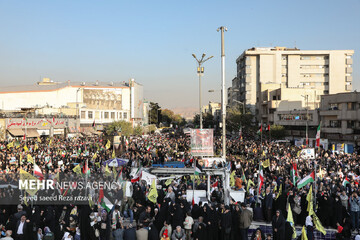 Iranians hold nationwide rallies in support of Palestinians