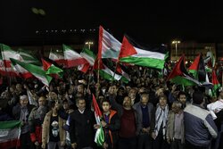 Meşhed'de Gazze halkına destek gösterisi