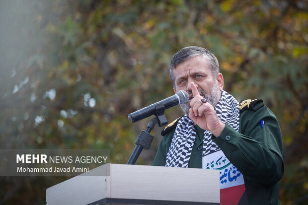 تجمع محکومیت جنایات رژیم کودک کش اسراییل در قزوین