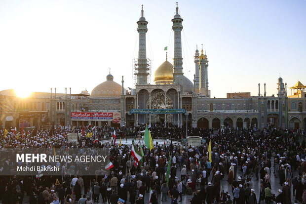 راهپیمایی مردم قم در حمایت از مظلومان غزه