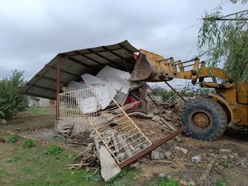 ۹۰۰ پرونده تخریب ساخت و ساز غیرمجاز در مازندران رسوب شده است