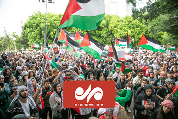 راهپیمایی عظیم مردم شهر سیدنی در حمایت از فلسطین