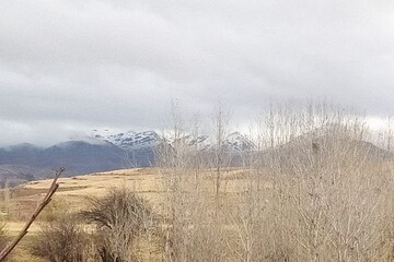 سفید پوش شدن ارتفاعات روستای زرشوران تکاب