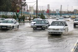 آبگرفتگی سنگین در کمربندی غربی شهر کرمانشاه