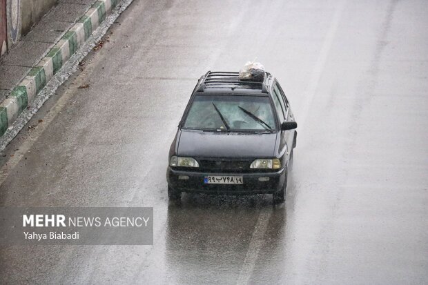 آخرین وضعیت بارشها در استان کرمانشاه/آبگرفتگی سنگین دربرخی معابر