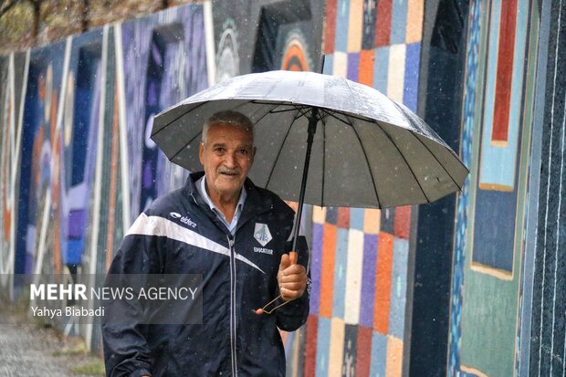 بارش باران و آبگرفتگی معابر در کرمانشاه