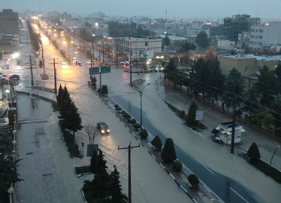 آخرین وضعیت سیلاب شهر ایلام/ ترددها مختل شده است