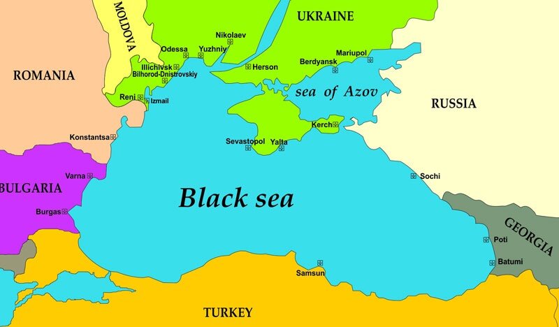 کریدور خلیج فارس دریای سیاه برای اتصال آب‌های گرم جنوب به اروپا