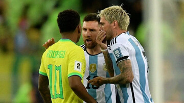 شکست خانگی برزیل برابر آرژانتین در دیداری خونین!