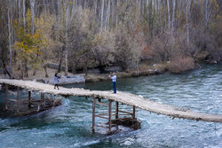 Eye-catching scenery of Zayandeh Rud nature