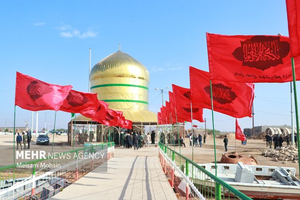 اجتماع زائرین دانش آموزی در حمایت از مردم مظلوم فلسطین