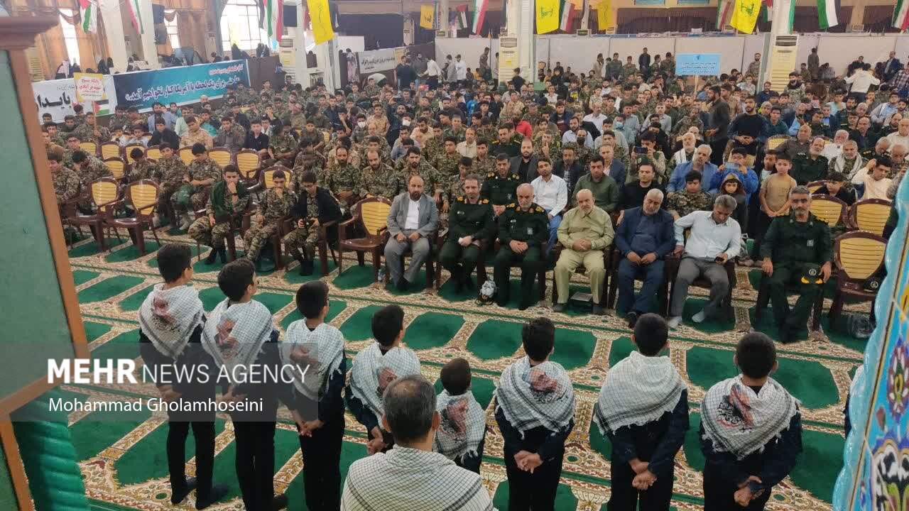 رزمایش اقتدار بسیجیان در بوشهر برگزار شد