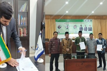 ایران و اندونزی تفاهم‌نامه همکاری‌های علمی دانشگاهی امضا کردند