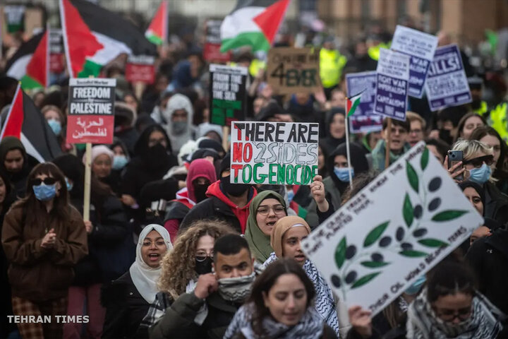 People worldwide stage pro-Palestinian rallies