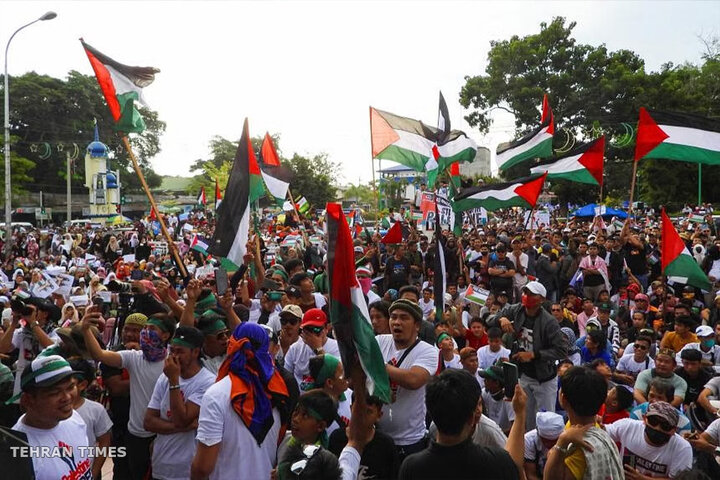 People worldwide stage pro-Palestinian rallies