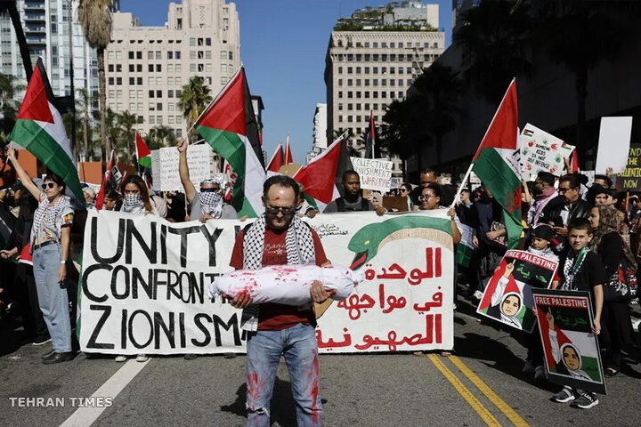 People worldwide stage pro-Palestinian rallies